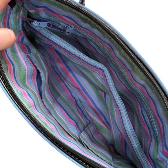 Vintage Kate Spade Raindbow Striped Structured Tote - Picture 11 of 11